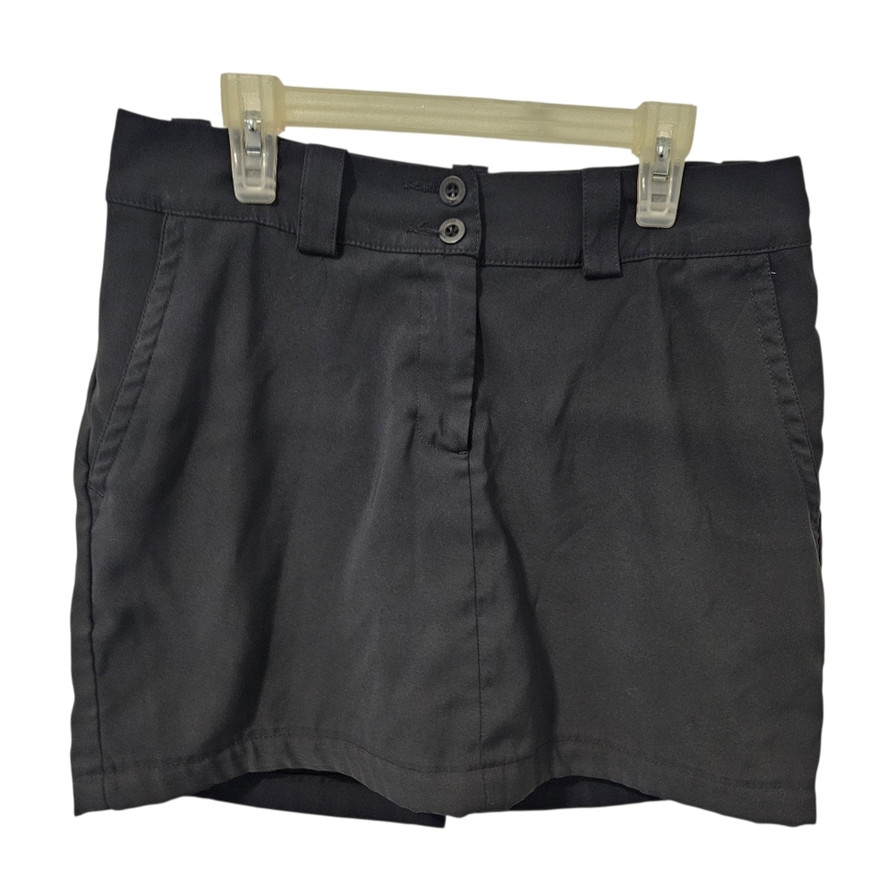 Nike Golf Skort Stretch‎ Belt Loops Welt Pockets Women's Size 2 Black